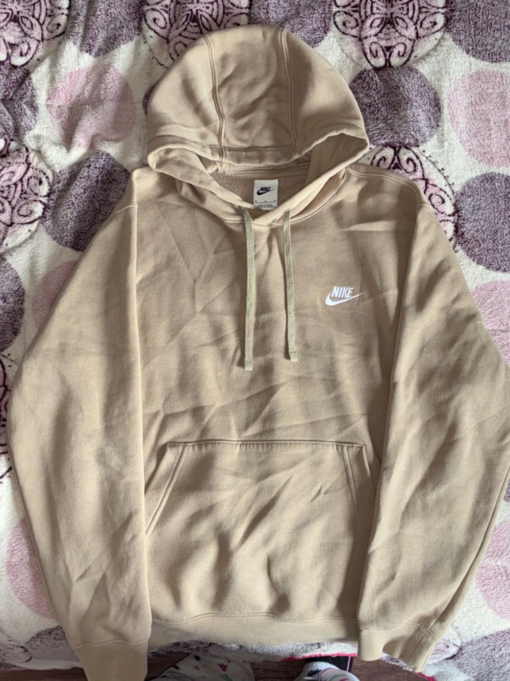 Unisex Nike Tan Pullover Hoodie